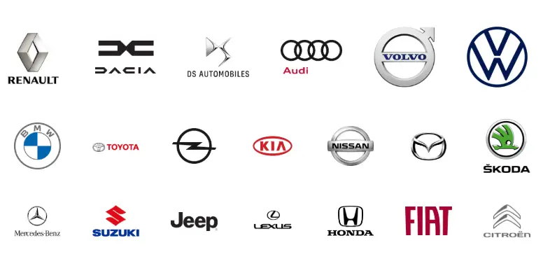 Trabajamos con todas las marcas y modelos de coches